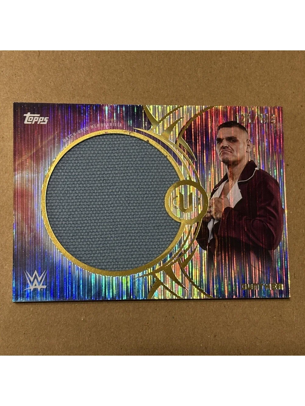 2025 Topps Universe WWE Gunther #WAU-GUN WWE Authentics #/199 Raw